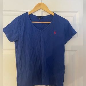 Ralph Lauren Women Blue T-shirt.